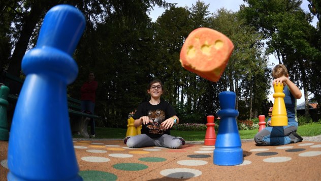 Spiel & Spaß beim Kinderorgramm der Alpenwelt Karwendel, © Alpenwelt Karwendel | Angelika Warmuth