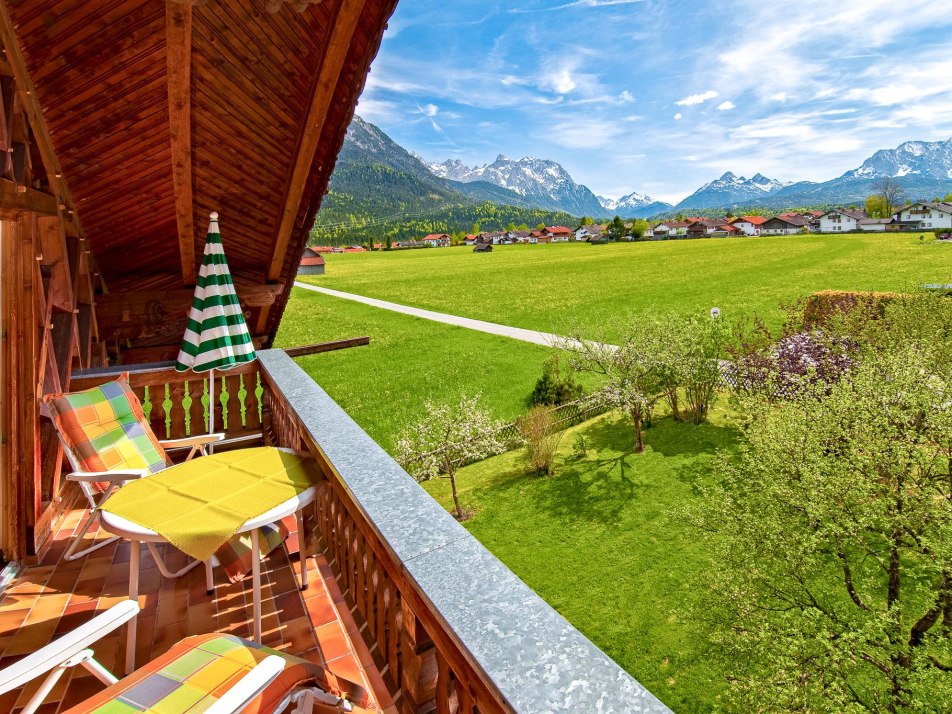 Ferienwohnung Nr. 3 Balkon