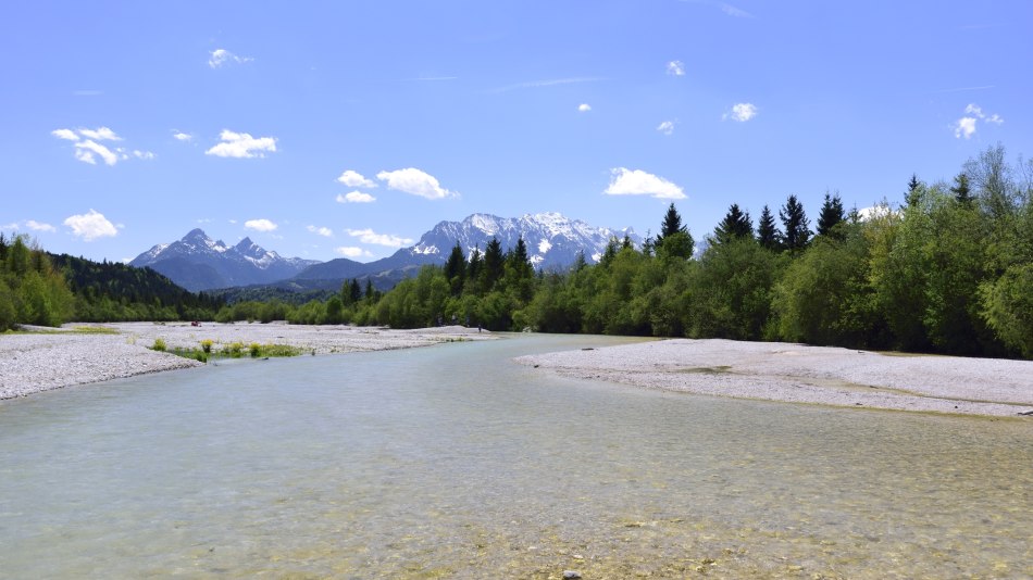 Isarflussbett, © Alpenwelt Karwendel | Stefan Eisend