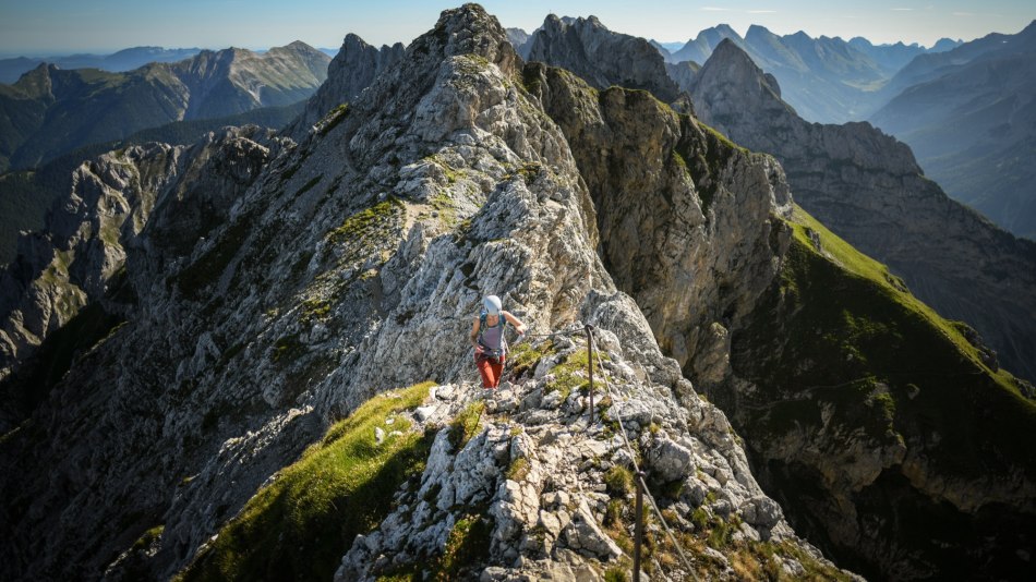 Mittenwalder Klettersteig im Karwendel, © Alpenwelt Karwendel | Philipp Gülland