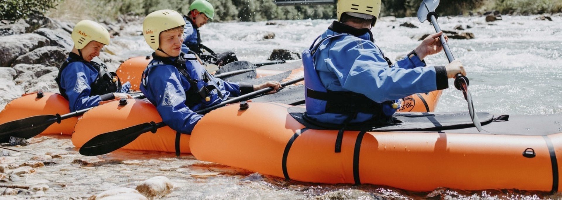 Wasserabenteuer mit dem Trekraft auf der Isar in der Alpenwelt Karwendel, © Alpenwelt Karwendel | Stephanie Bech