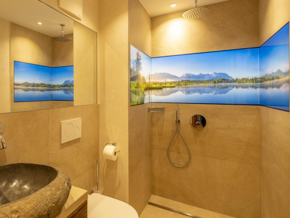 Ferienwohnung Heublume Badezimmer-Ferienwohnung Fe