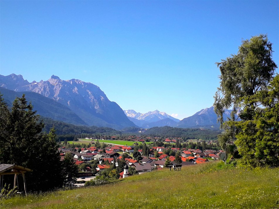 View into the alps