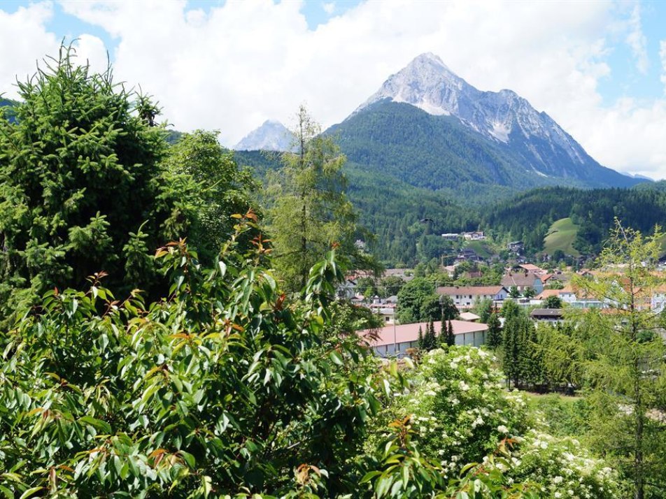 Blick vom Balkon