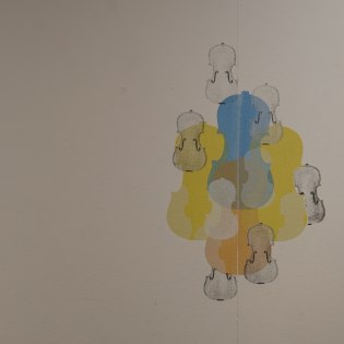 Siebdruckinterventionen von Stefan Hoffmann