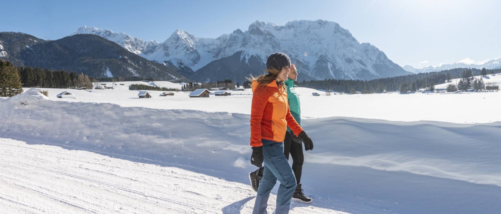 Winterwandern zwischen Wetterstein und Karwendel, © Alpenwelt Karwendel | Oberbayern.de | Peter v. Felbert