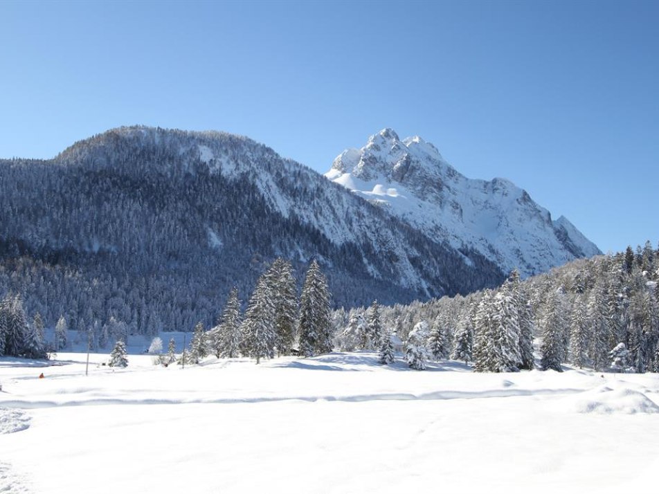 Verschneiter Wetterstein