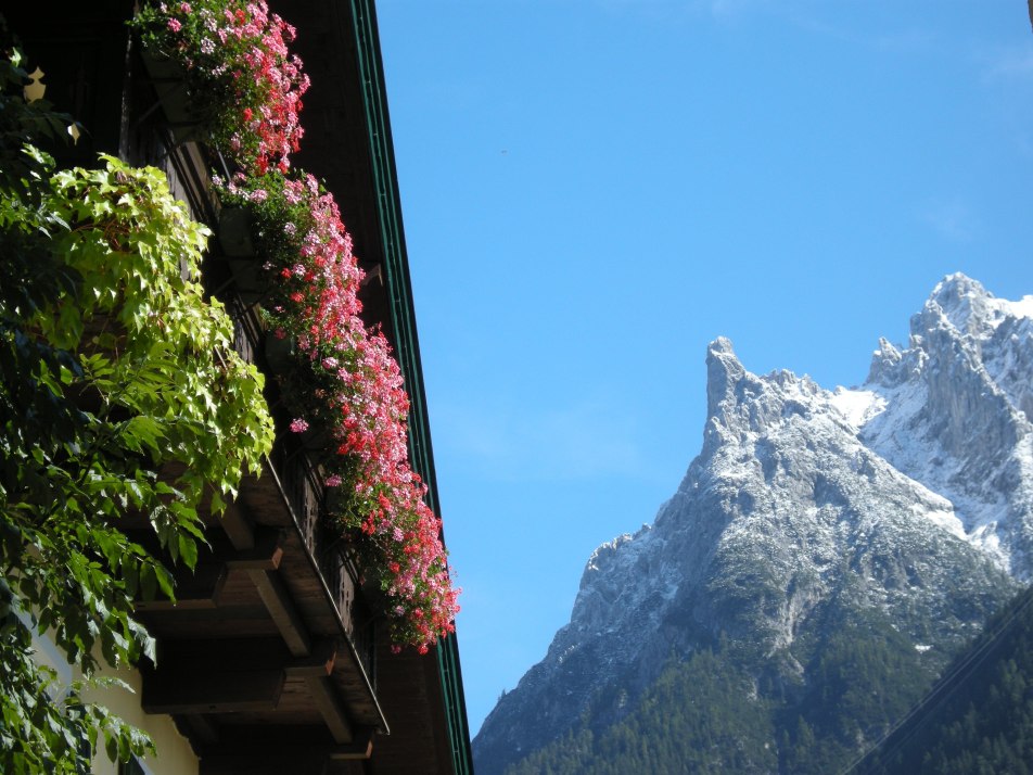 Pension Bavaria im Sommer