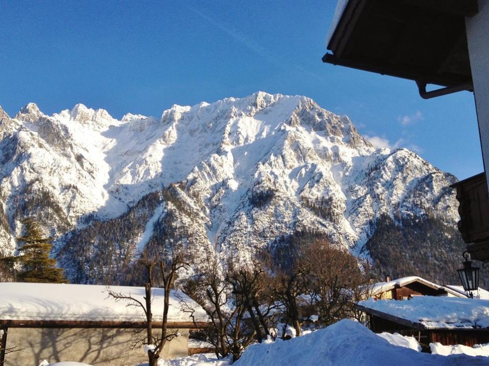 Ausblick auf Karwendel