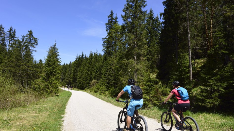 Mountainbiken in der Alpenwelt, © Alpenwelt Karwendel | Stefan Eisend