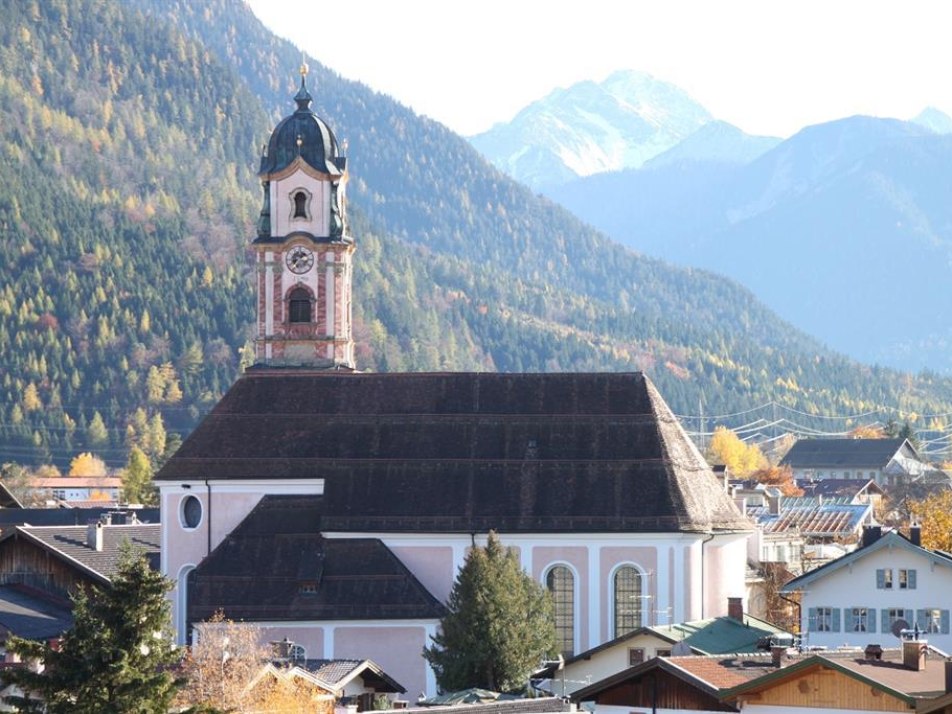 Blick vom Balkon