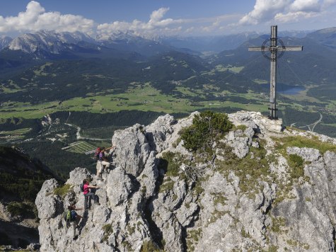 Gipfelkreuz Signalkopf, © Alpenwelt Karwendel | Wolfgang Ehn