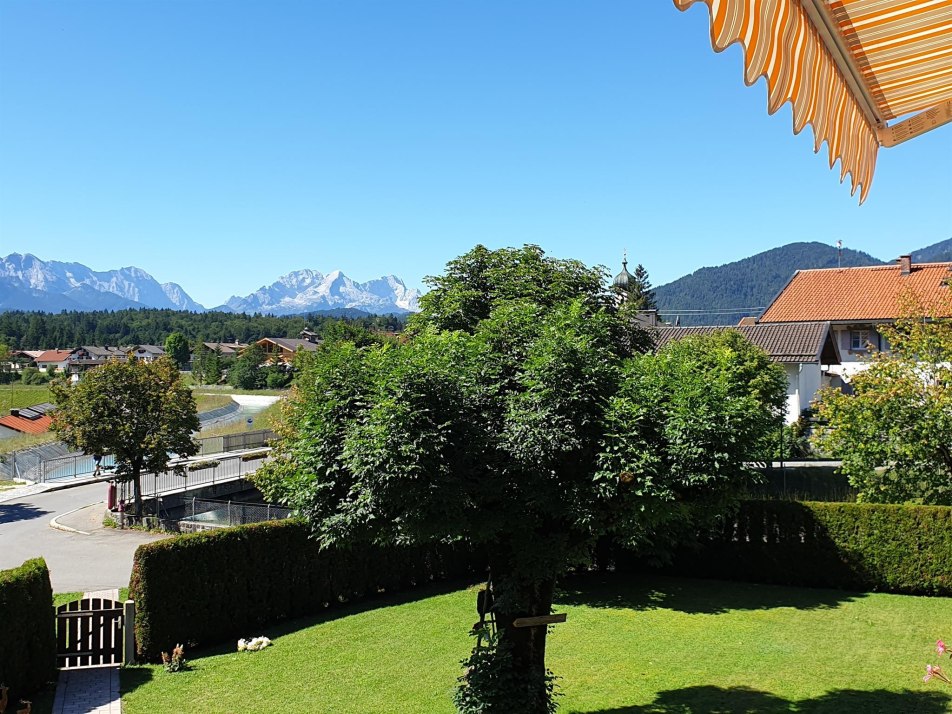 Ausblick vom Balkon