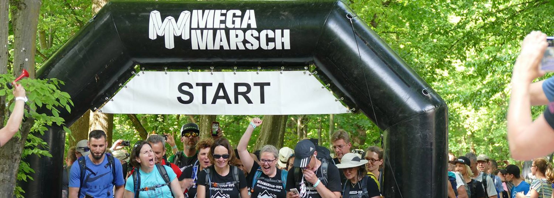Start Megamarsch 2019, © hundert24 GmbH