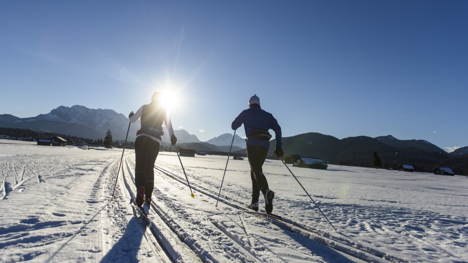 Langlauf Sonnenloipe, © Alpenwelt Karwendel | Wolfgang Ehn