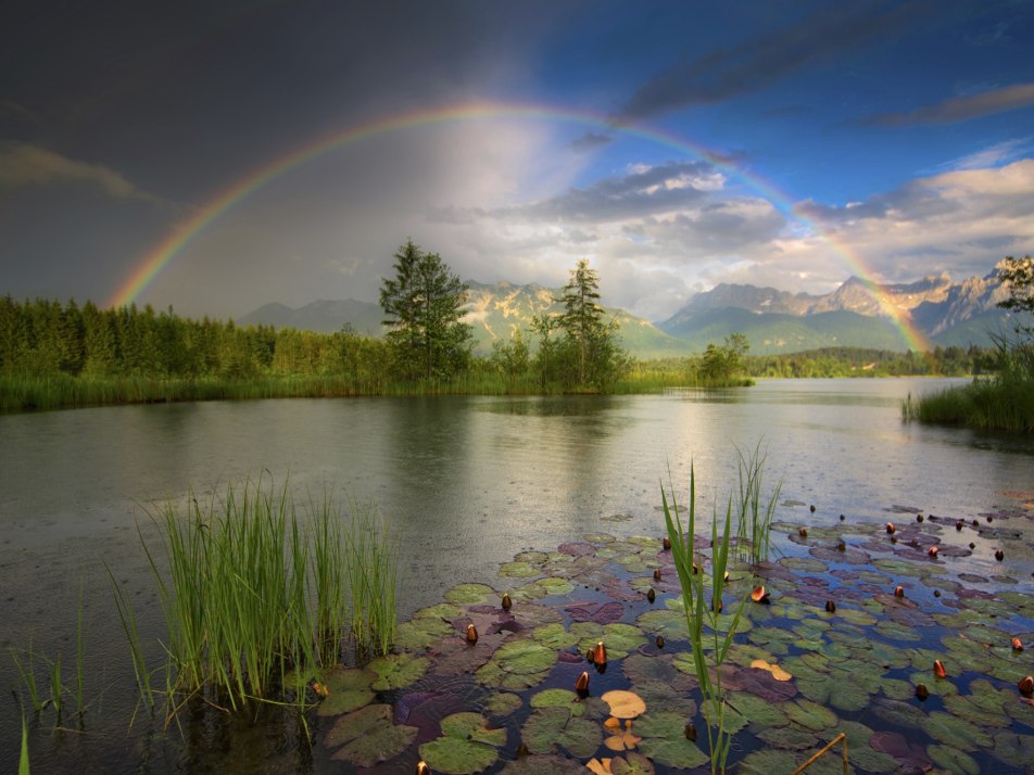 Barmsee bei Krün, © Alpenwelt Karwendel | Maximilian Ziegler