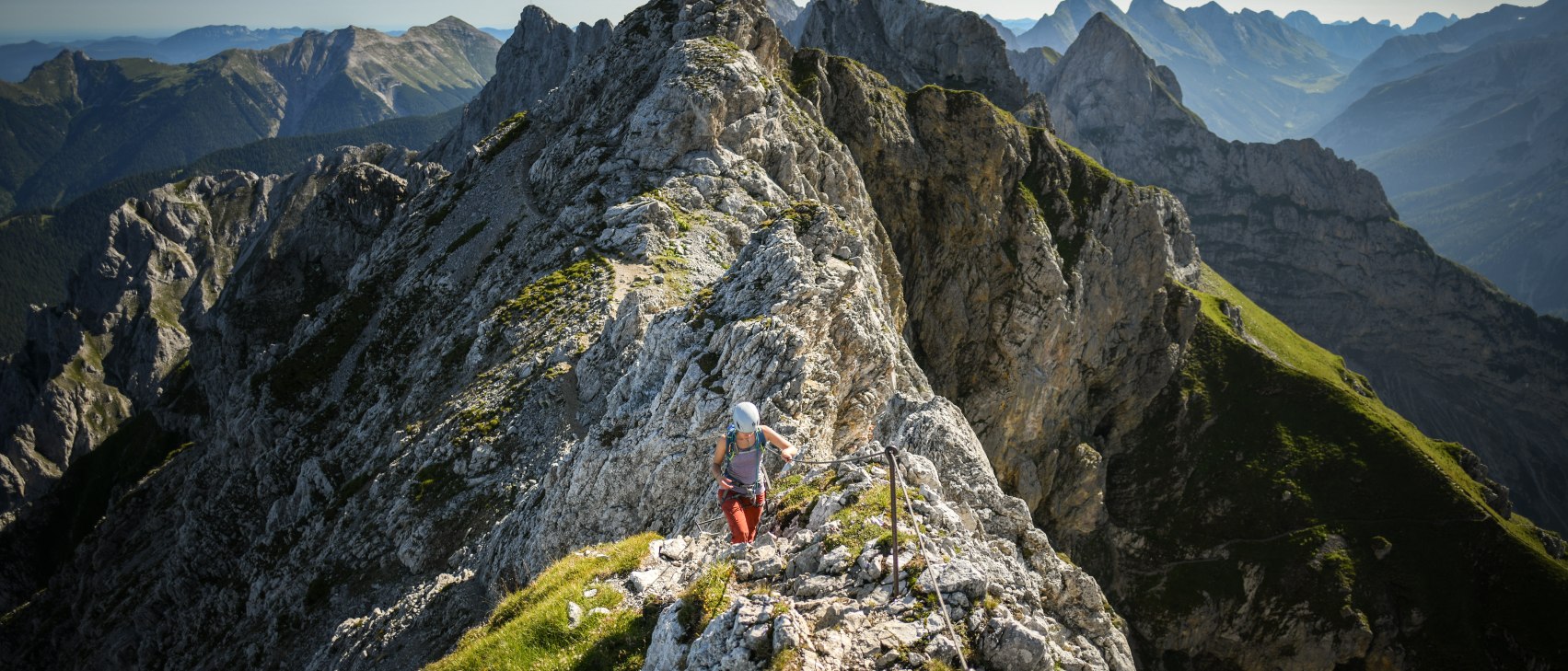 Mittenwalder Klettersteig, © Alpenwelt Karwendel | Philipp Gülland, PHILIPP GUELLAND