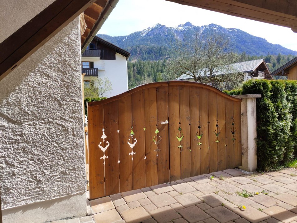 Carport/Tor zum Garten