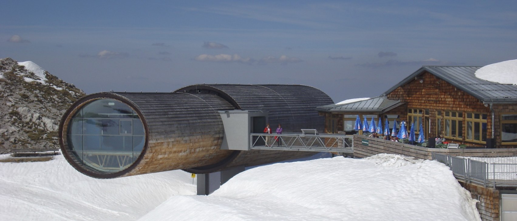 Naturinformationszentrum Karwendel mit Schnee, © Alpenwelt Karwendel | Christoph Schober
