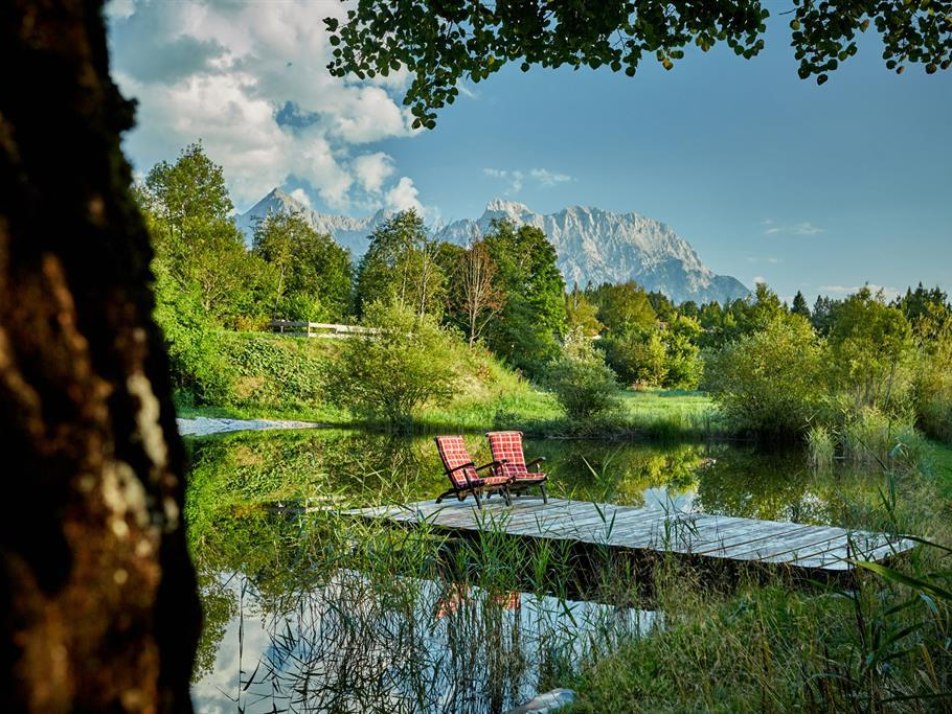 Badesee, Landhotel zum Bad, Krün