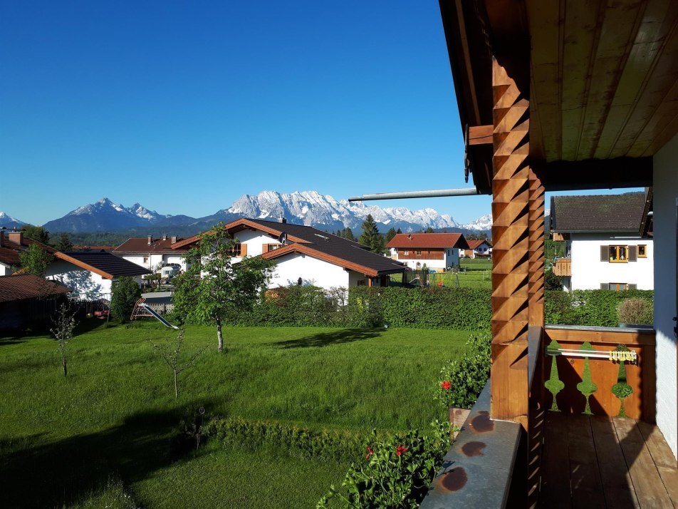 Blick auf Wettersteinmassiv