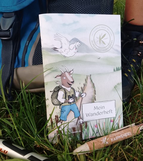 Wanderheft für Kinder der Alpenwelt Karwendel, © Alpenwelt Karwendel | Magdalena Sailer