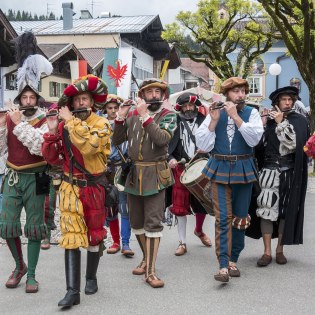 Musikalischer Beitrag des Spielmannszuges, © Alpenwelt Karwendel | Wera Tuma