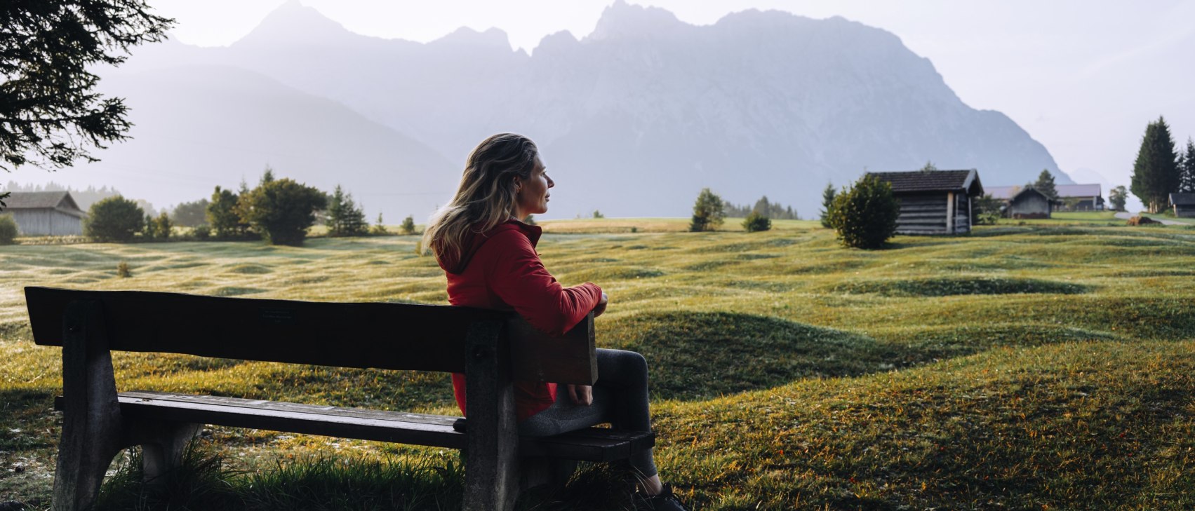 Bankerlmoment an den Buckelwiesen, © Alpenwelt Karwendel | André Alexander@formgestalter