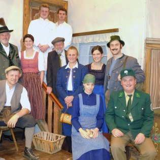 Das Bauerntheater Mittenwald mit Thomas auf der Himmelsleiter von Maximilian Vitus, © Alpenwelt Karwendel | Hans Schmid