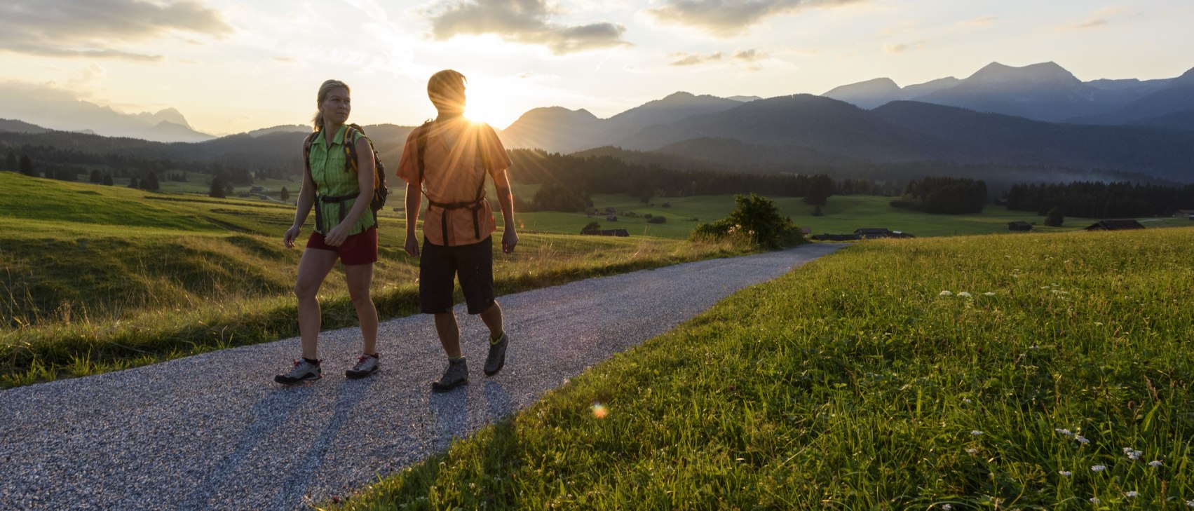 Buckelwiesen Abendstimmung, © Alpenwelt Karwendel |Wolfgang Ehn