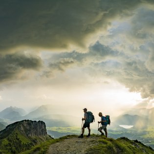 Aussicht vom Seinskopf ins Karwendelgebirge und Isartal , © Alpenwelt Karwendel | Kriner & Weiermann