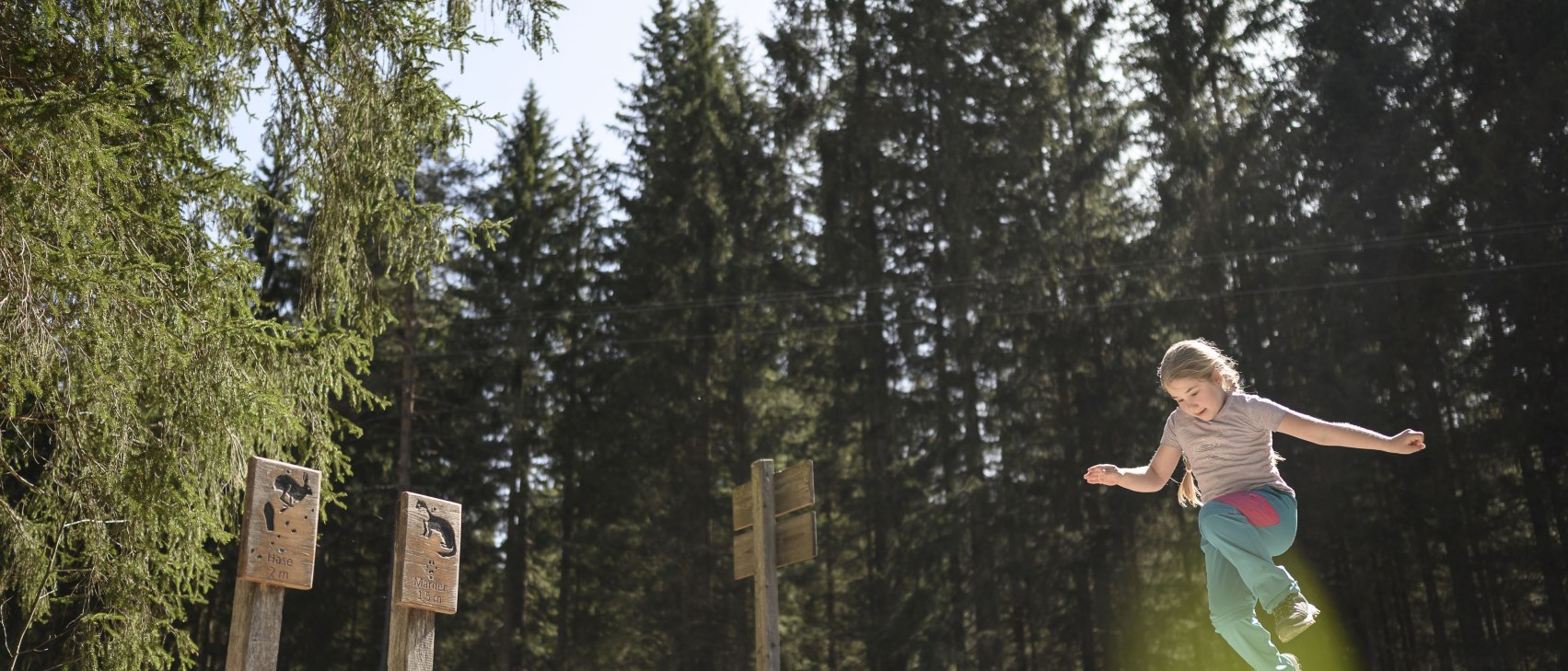 Auf dem Walderlebnispfad am Lautersee bei Mittenwald, © Alpenwelt Karwendel | Philipp Gülland, PHILIPP GUELLAND Auf dem Walderlebnispfad am Lautersee bei Mittenwald, © Alpenwelt Karwendel | Philipp Gülland, PHILIPP GUELLAND