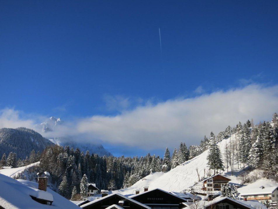 Balkonblick 2.OG zum Wetterstein