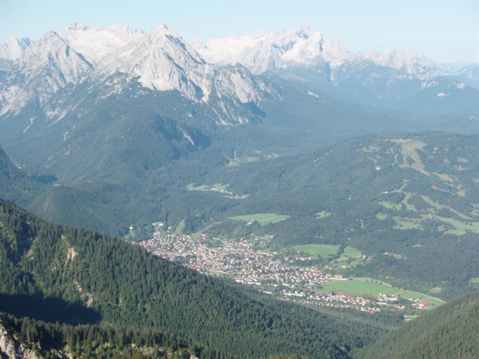 Blick auf Mittenwald