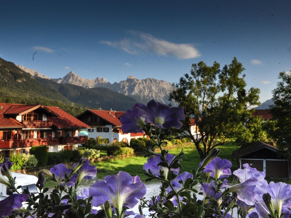 Aussicht Balkon Ferienwohnung Dirnhofer