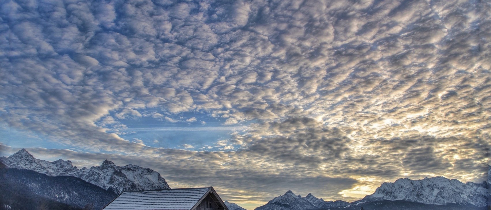 Sonnenuntergang zwischen Krün und Wallgau, © Alpenwelt Karwendel | Marcel Dominik