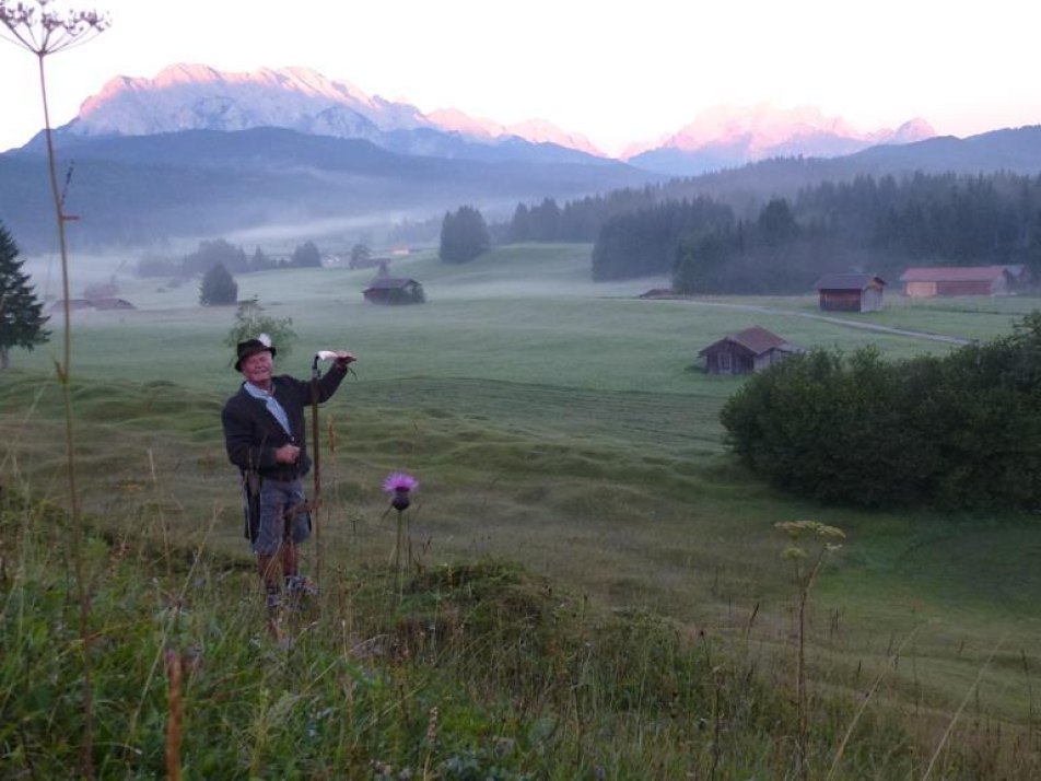 Mahd auf den Buckelwiesen im Frühtau, © eigene Bilder