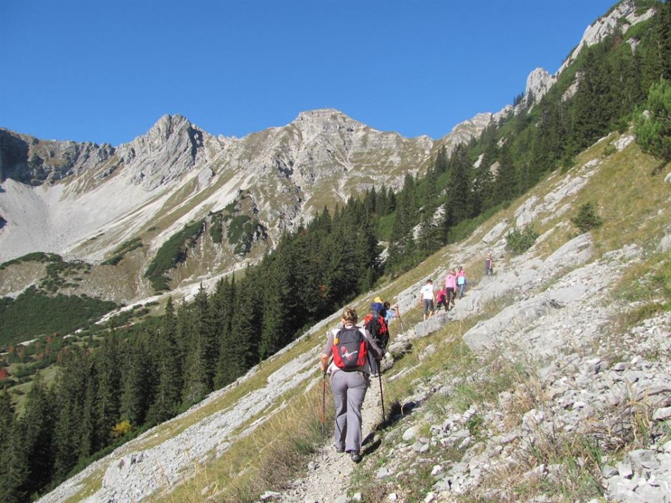 Weg zur Schöttlkarspitze