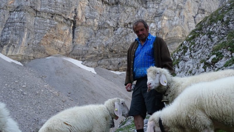 Hirte Josef Hornsteiner alias Pepi, © Alpenwelt Karwendel | Andrea Schmölzer