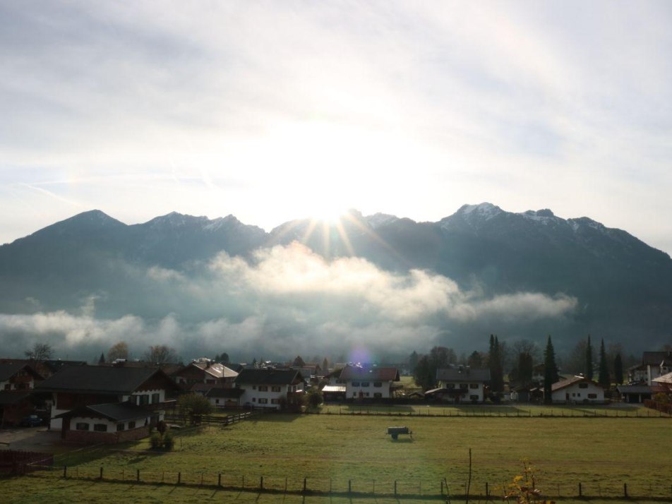 Wallgau in der Morgensonne