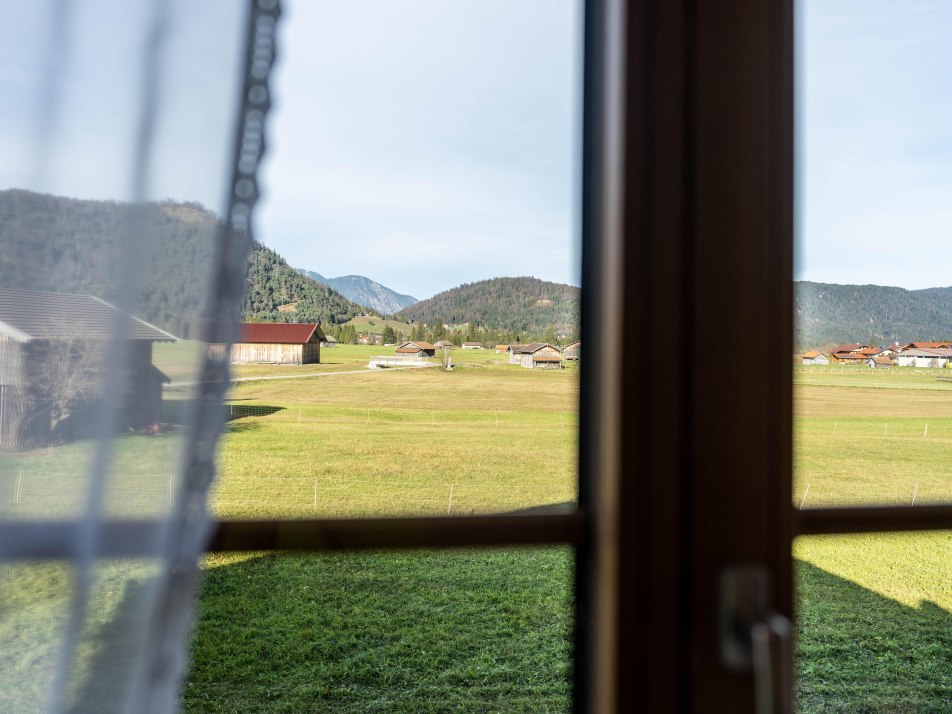 Blick nach Norden Richtung Wallgau