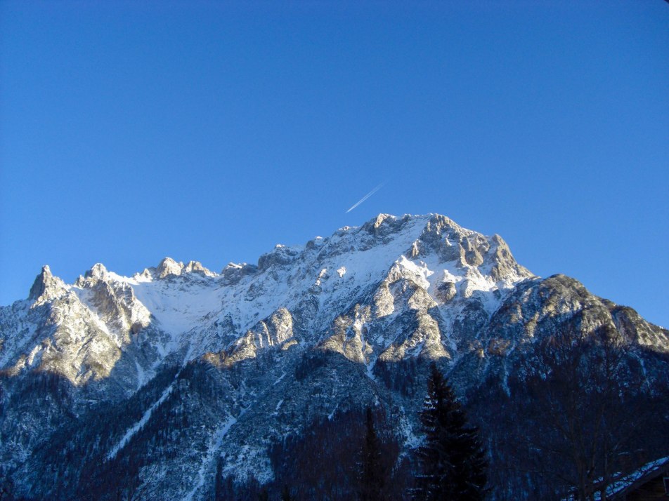 Blick aufs Karwendel, © Ferienwohnungen Haus Karwendelblick