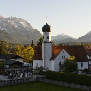 Kirche St. Jakob in Wallgau, © Alpenwelt Karwendel | Wolfgang Ehn