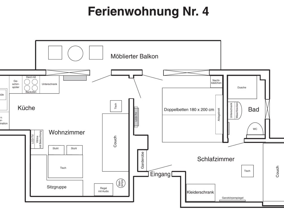 4-Sterne-Ferienwohnung 4