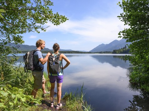 Wanderung am Barmsee bei Krün, © Alpenwelt Karwendel | Gregor Lengler