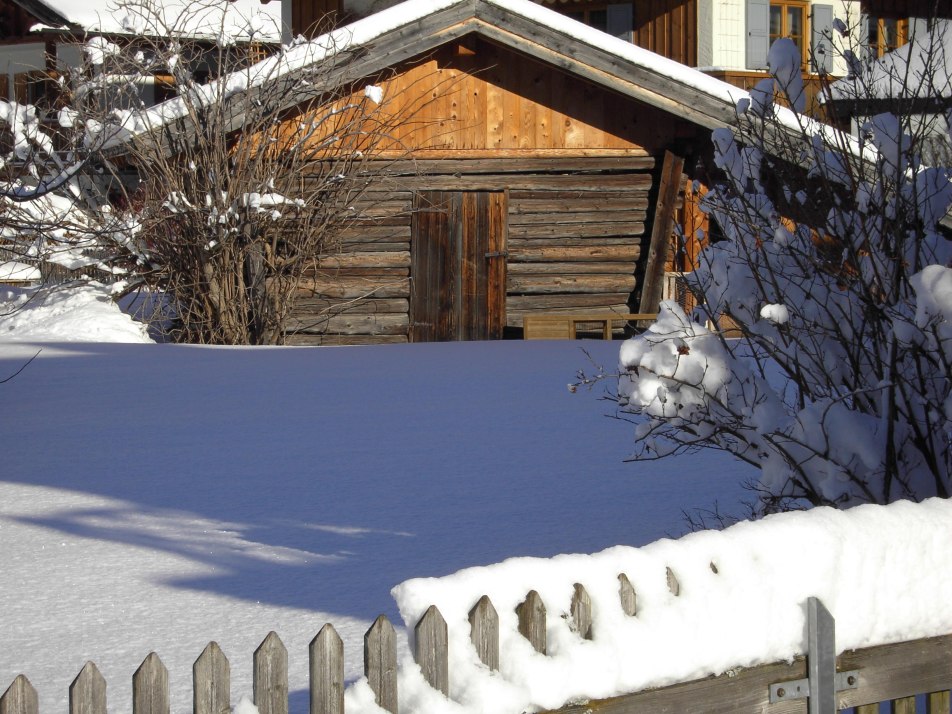 unser Garten im Winter, © Gabriele Knilling