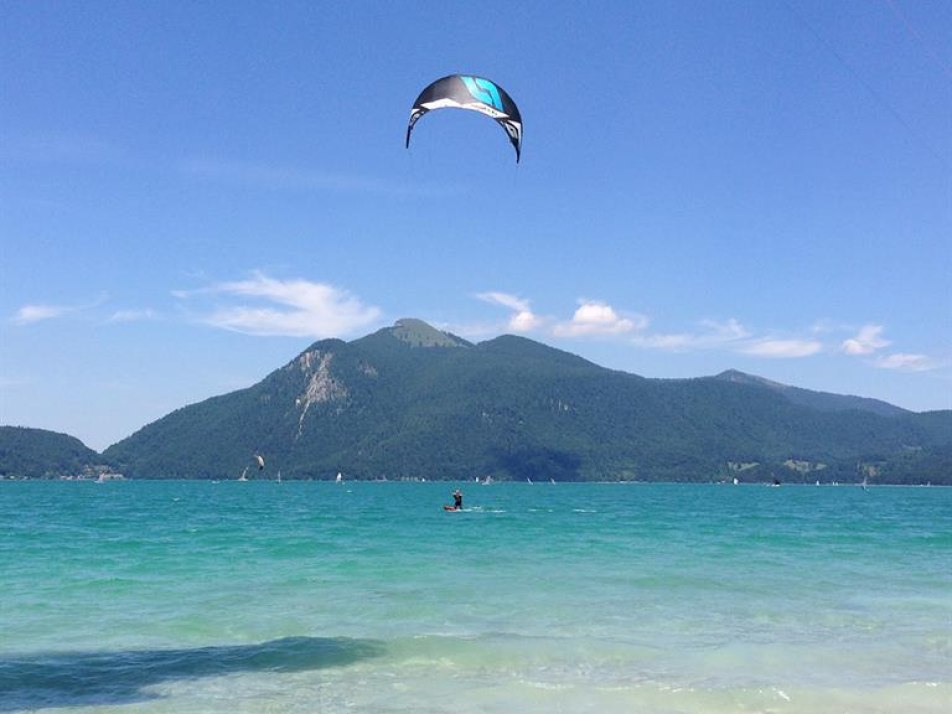 Kit-Surfen am Walchensee