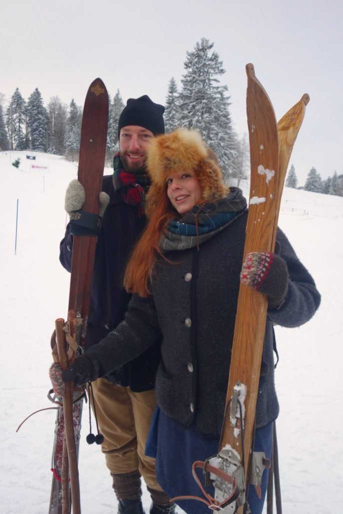 Die Chef-Verleiher Waschtl und Julia , © Alpenwelt Karwendel | Andrea Schmölzer