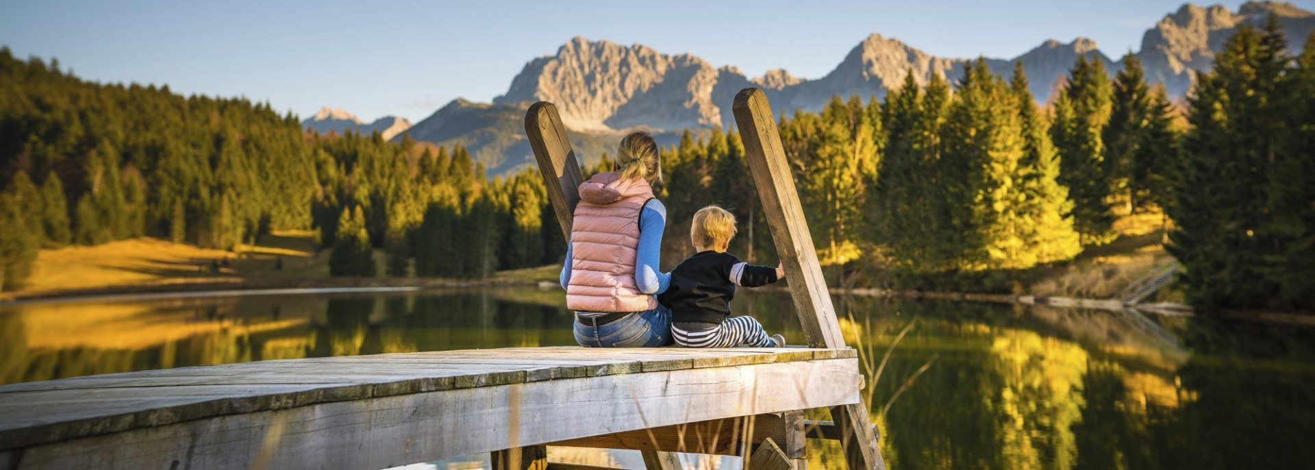 Naturerlebnisse für jung und alt - hier am Geroldsee, © Alpenwelt Karwendel | Paul Wolf