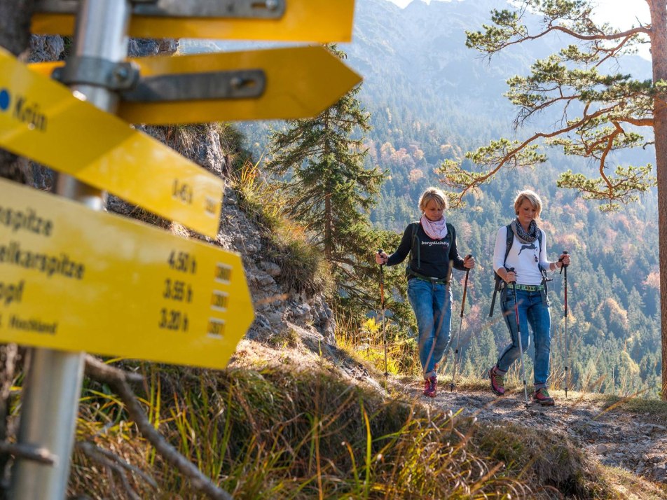 Wanderung am Schwarzkpf bei Krün in der Alpenwelt Karwendel, © Alpenwelt Karwendel|bayern.by_Gregor Lengler